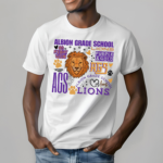 Albion Grade School Lion Typography Shirt