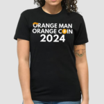 Orange Man Orange Coin Bitcoin Shirt