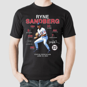 Ryne Sandberg Jun 23 2024 Statue Dedication Shirt