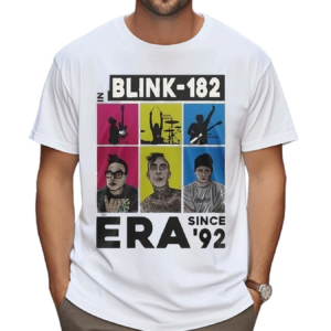 Blink 182 in Era Since 92 Crappy Punk Rock 2024 Shirt