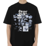 Styx World Clothing Styx 5 Decades Of Hits Shirt