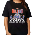 The Oilers Evander Kane Stuart Skinner Zach Hyman Leon Draisaitl Connor Mcdavid Abbey Road Signatures Shirt