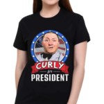 The Three Stooges Curly For President 2024 Shirt