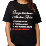 Chnge Things That Lower Abortion Rates Shirt