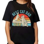 Best Cat Dad Ever Vintage Shirt