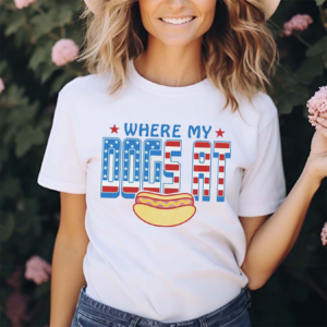 Where My Dogs At USA Shirt