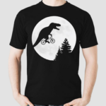 Dinosaur T Rex Moon Silhouettes Shirt