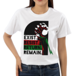 Exist Resist Return Remain Strong Hand Shirt