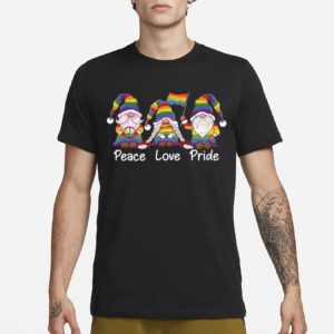 Gnomies Peace Love Pride LGBTQ Shirt