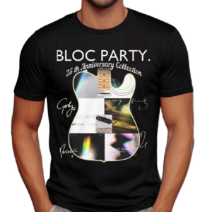 Bloc Party 25th Anniversary Collection Signatures Shirt