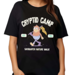 Cryptid Camp Sasquatch Nature Walk Est 1986 Shirt