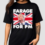 Clacton Calling Farage For Pm Britain Flag Shirt