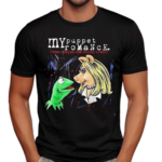 Kermit The Frog And Miss Piggy My Puppet Romance Three Cheers For Sesame Street Shirt