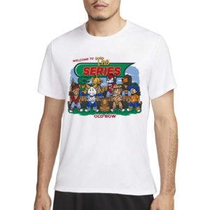 Welcome To The Series 2024 Pocket Painting White Color Shirt