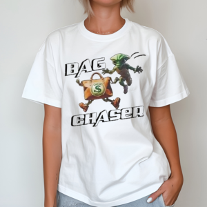 Bag Chaser Alien Chasing Money Bag Shirt