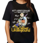 The Velvet Underground Fan 60th Anniversary Thank You For The Memories 1964-2024 Shirt