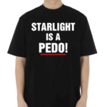 Rob Benedict Wearing Starlight Is A Pedo Shirt