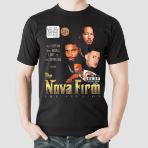 The Nova Firm The Reunion With The Jalen Brunson Mikal Bridges J Hart And Donte Divincenzo Wall Shirt
