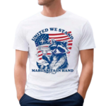 Raccoon United We Stand Margarita In Hand Shirt