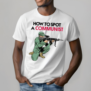 Matt Maddock Wearing How To Spot A Communist Shirt
