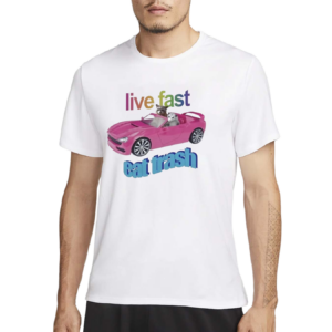 Live Fast Eat Trash Possum And Raccoon Shirt