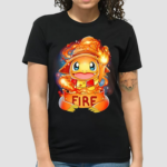 Wizard Fire Charmander Pokemon Cartoon Shirt