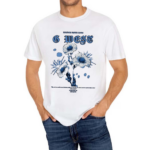 G West Handle With Love Blue Garden Shirt