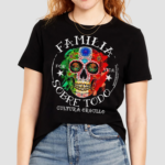 Familia Sobre Todo Og Greaser Skull Shirt