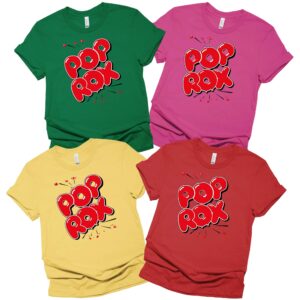 Pop Rox Halloween Candy Group Shirt, Family Halloween Costume Shirts, Chocolate Group Halloween Costumes Shirt, Matching Family Shirt