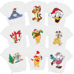 Custom Eeyore Tigger Donald Duck Daisy Duck Winnie The Pooh And Friends Matching Christmas Shirt