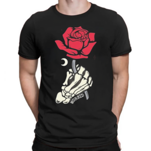 Morbid Skeleton Rose Shirt