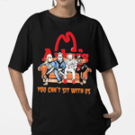 Horror Movie Characters Arbys You Can’t Sit With Us Halloween 2024 Shirt