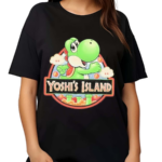 Green Dinosaur Island Yoshi’s Island Shirt
