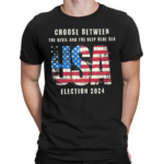 Usa Election 2024 Choose Between The Devil And The Deep Blue Sea Shirt