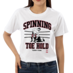 Terry Funk Spinning Toe Hold Ringer 2024 Painting Shirt