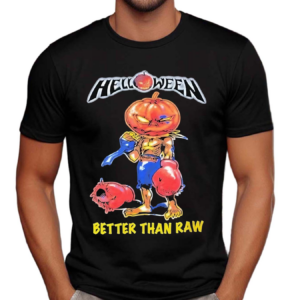 Helloween Better Than Raw Horror Boxing Pumpkin Shirt