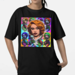 Ice Spice Portrait Rainbow Colors Shirt