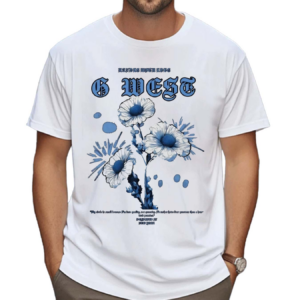 G West Handle With Love Blue Garden Shirt