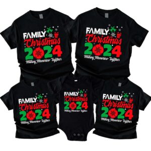 Family Christmas 2024 Making Memories Together Group Matching Christmas Shirt