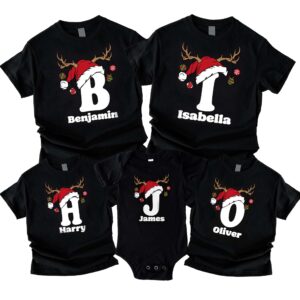 Christmas Custom Name Matching Christmas For Family Shirt