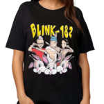 Blink 182 Throwing Knives Bunny Shirt