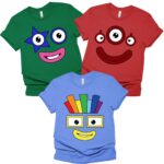 Numberblocks Costume Shirt, Numberblocks Halloween Costume Shirt, Numberblocks Group Costume Shirt, Matching Family Halloween Costume Shirt