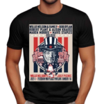 Willie Nelson 2024 4th Of July Picnic At Freedom Mortgage Pavilion Camden NJ Poster Shirt