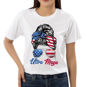 Messy Bun Ultra Maga USA Shirt