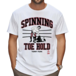 Terry Funk Spinning Toe Hold Ringer 2024 Painting Shirt