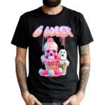 G West Melting Ice Cream Skull Shirt