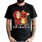 Winnie The Pooh Tigger And Deadpool Friends Disney Fan Shirt