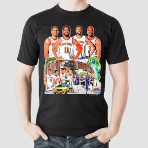 Villanova Knicks Mikal Bridges Jalen Brunson Josh Hart Donte Divincenzo Graphic Shirt