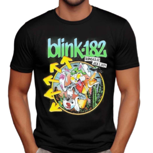 Blink 182 Desert Diamond Arena Glendale AZ July 2 2024 Event Shirt