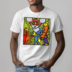 Andy Mouse Keith Haring shirt